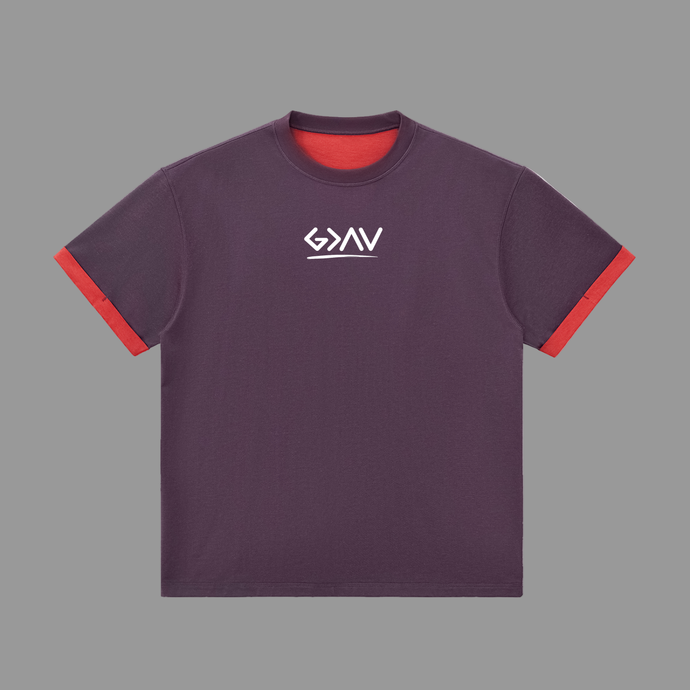 T-shirt à poignets contrastés