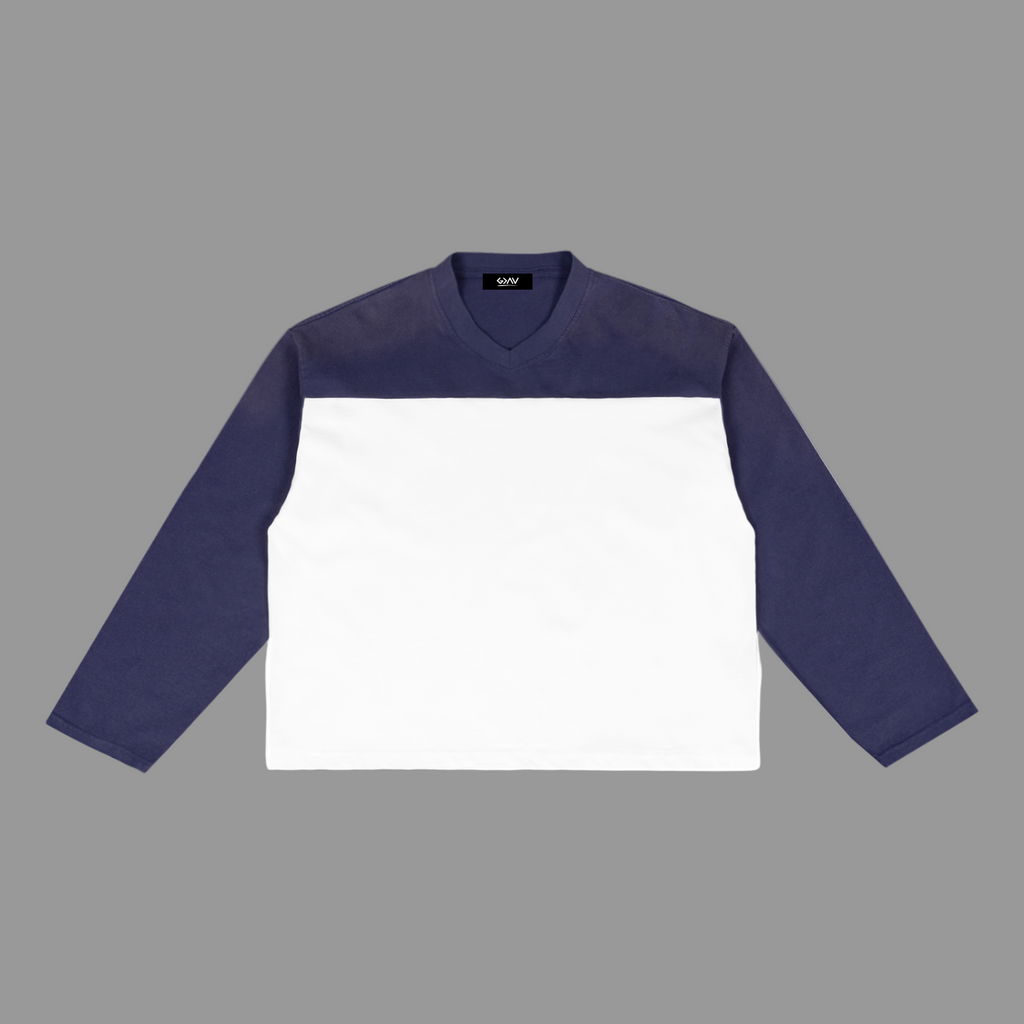 T-shirt à blocs dégradées par le soleil