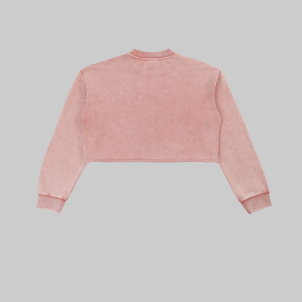 Sweat-shirt à bords francs délavés