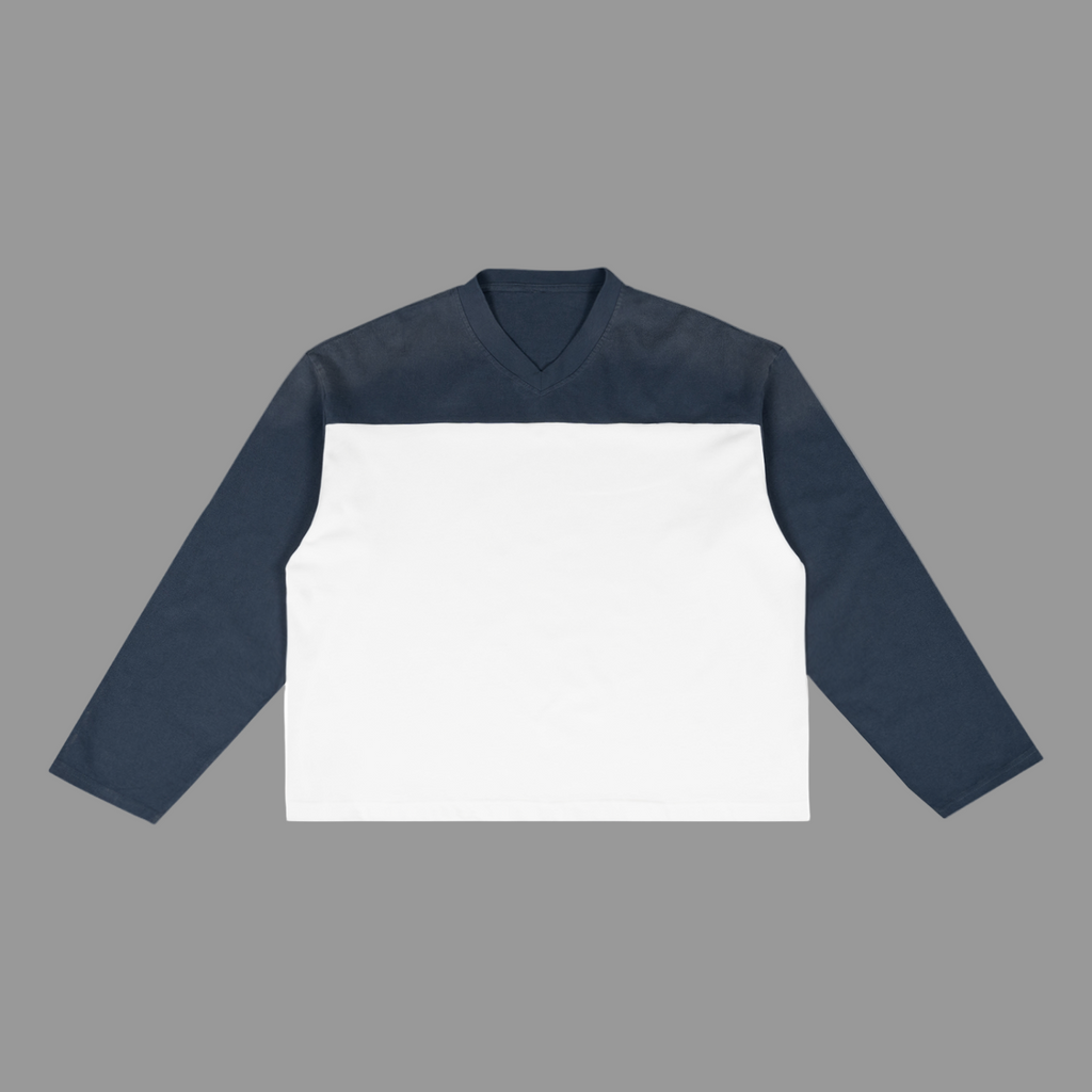 T-shirt à blocs dégradées par le soleil