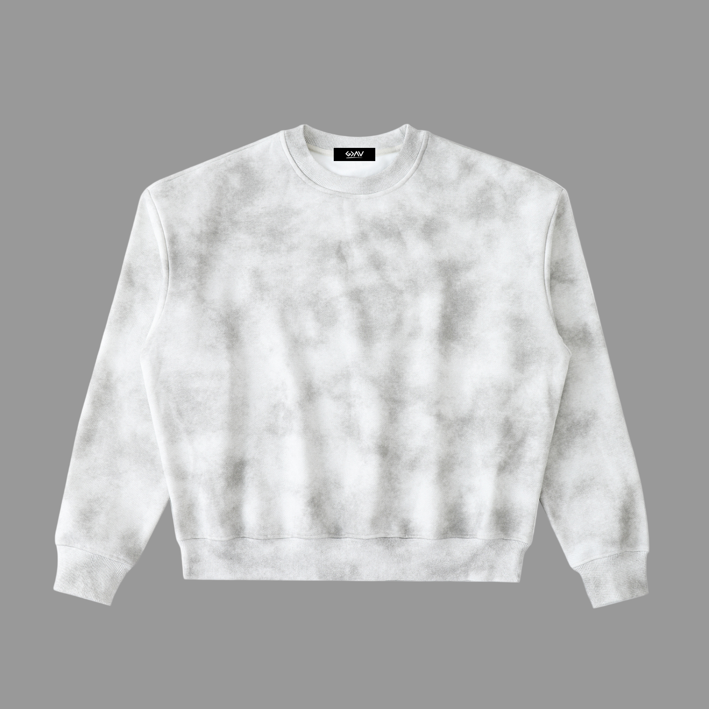 Sweat-shirt en polaire ample et délavé