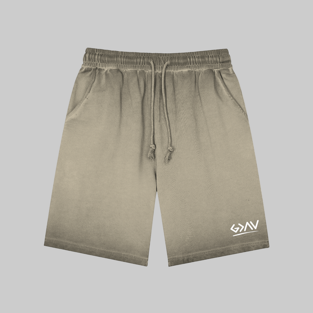 Short de survêtement teint à l'envers