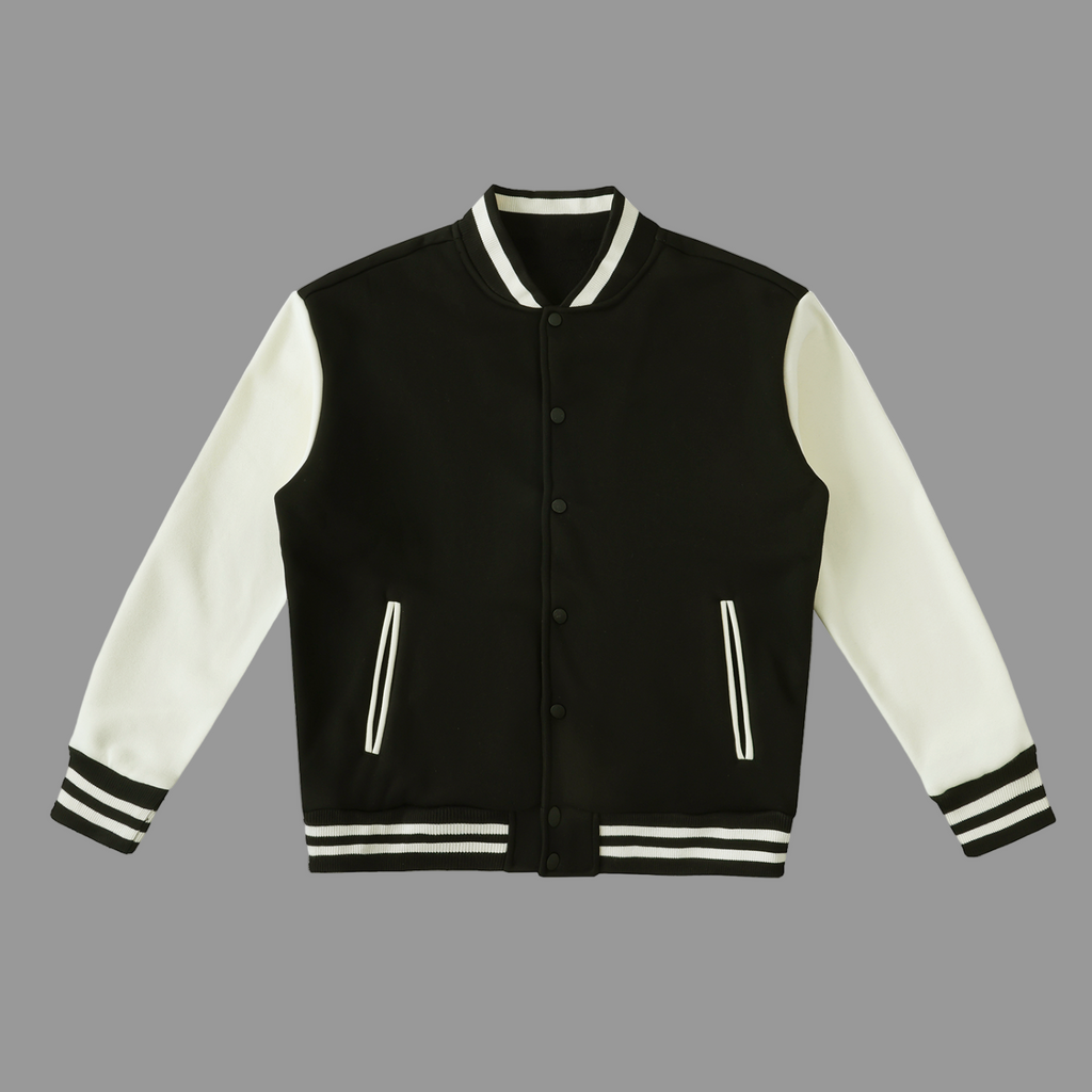 Veste universitaire en polaire bicolore