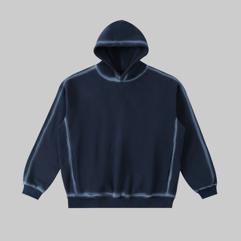 Sweat à capuche en polaire Sunfaded Edge