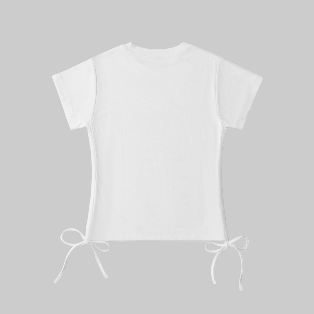 T-shirt essentiel à cordon de serrage