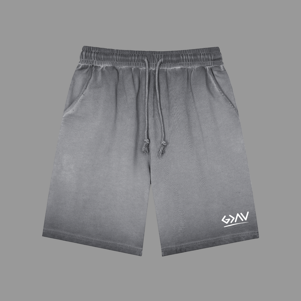 Short de survêtement teint à l'envers