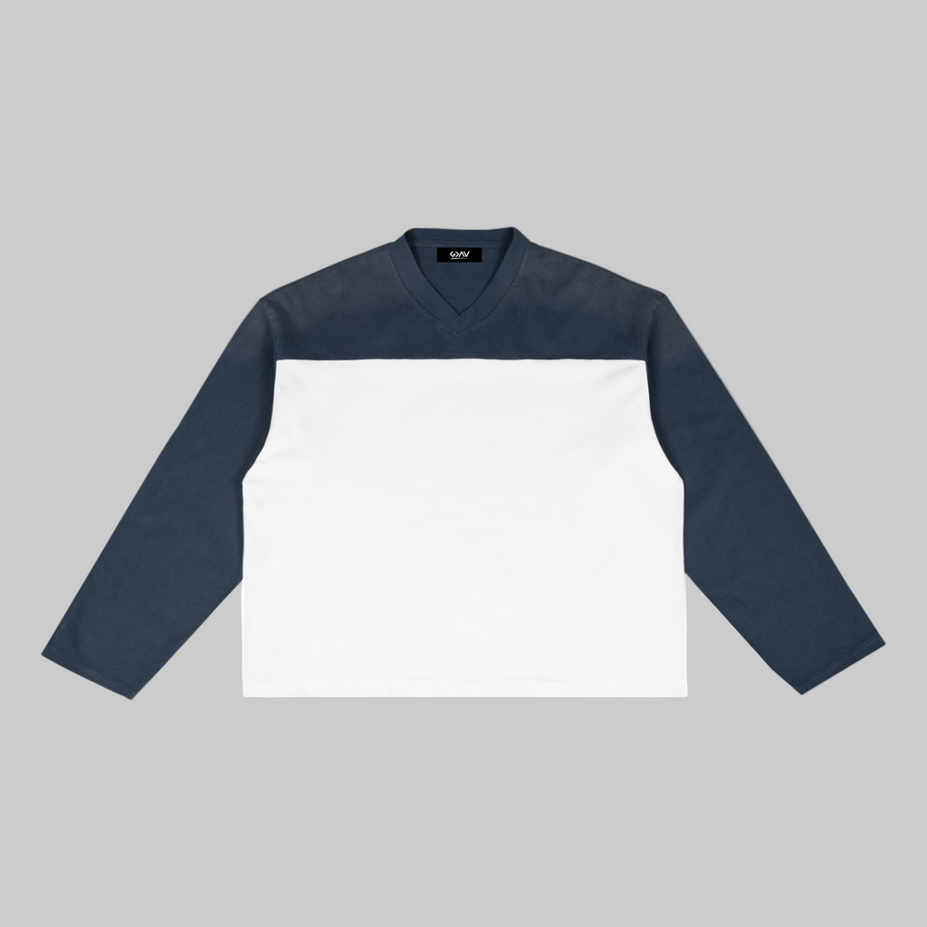 T-shirt à blocs dégradées par le soleil