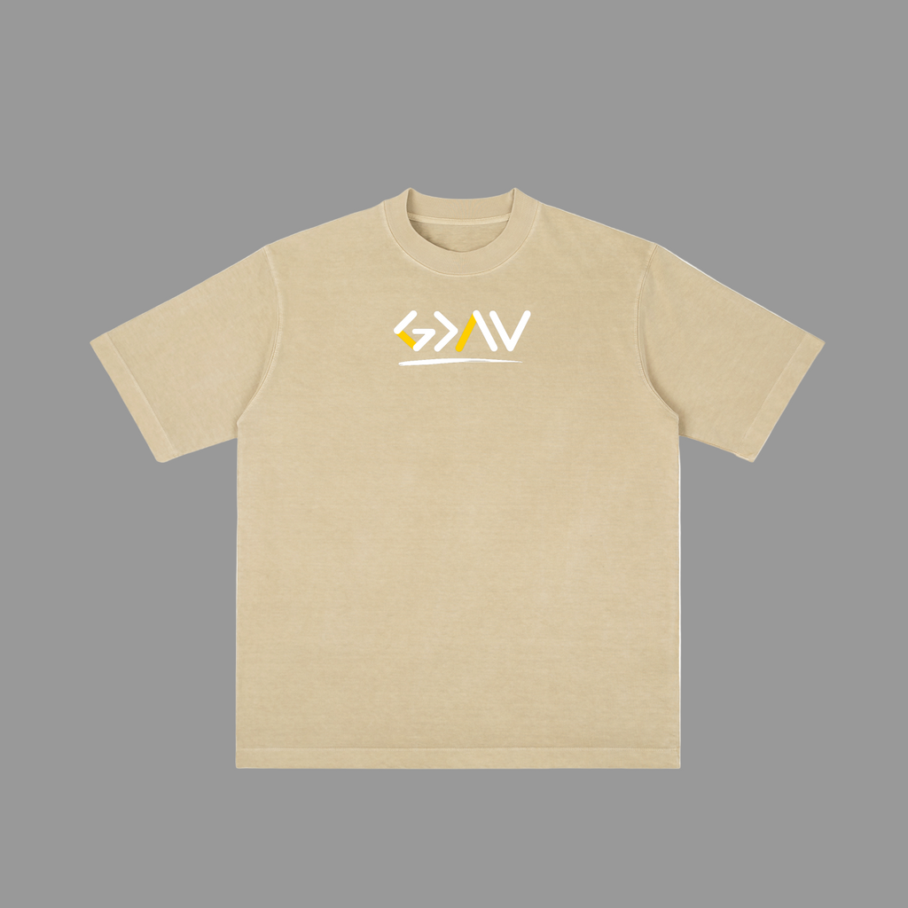 T-shirt vintage à épaules tombantes