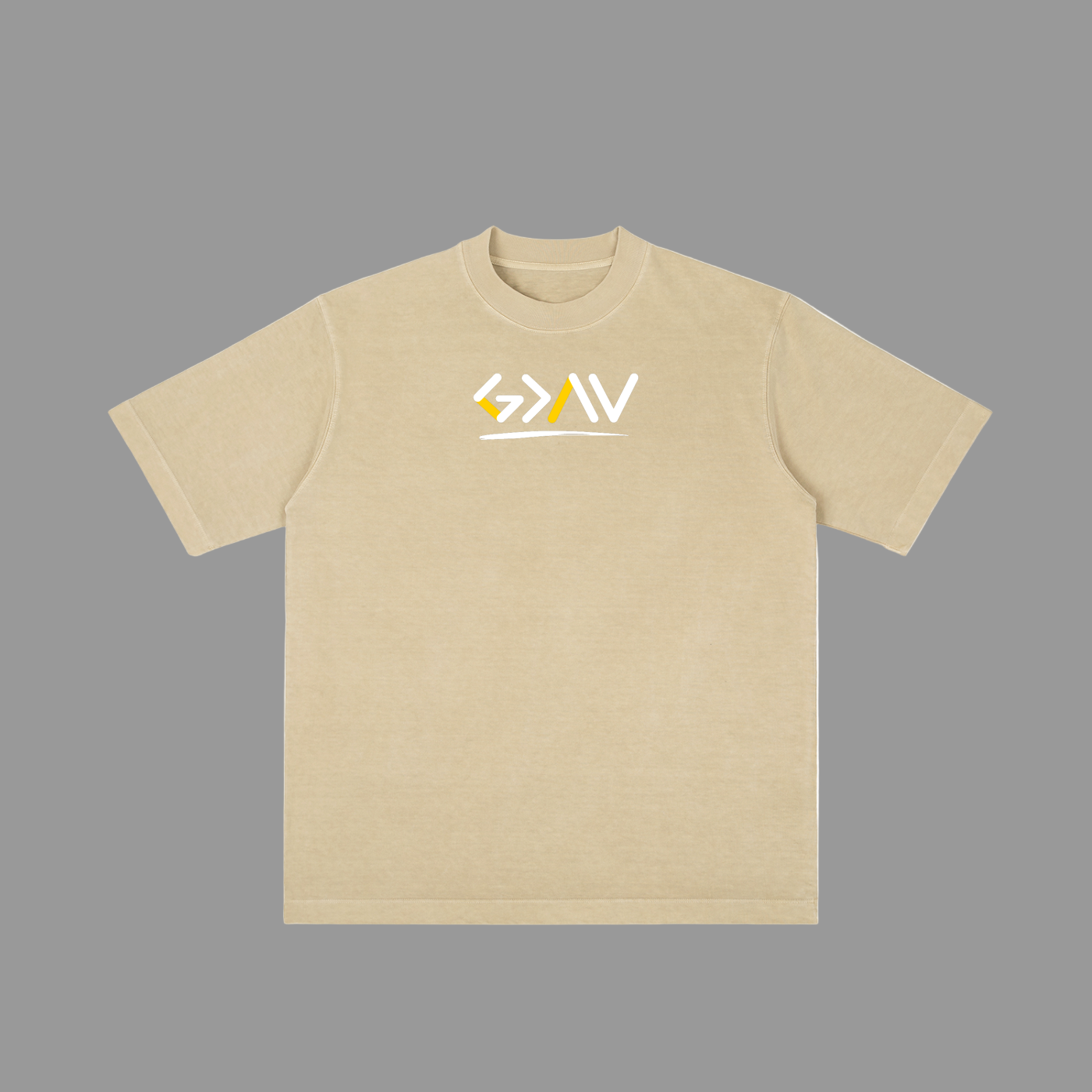 T-shirt vintage à épaules tombantes