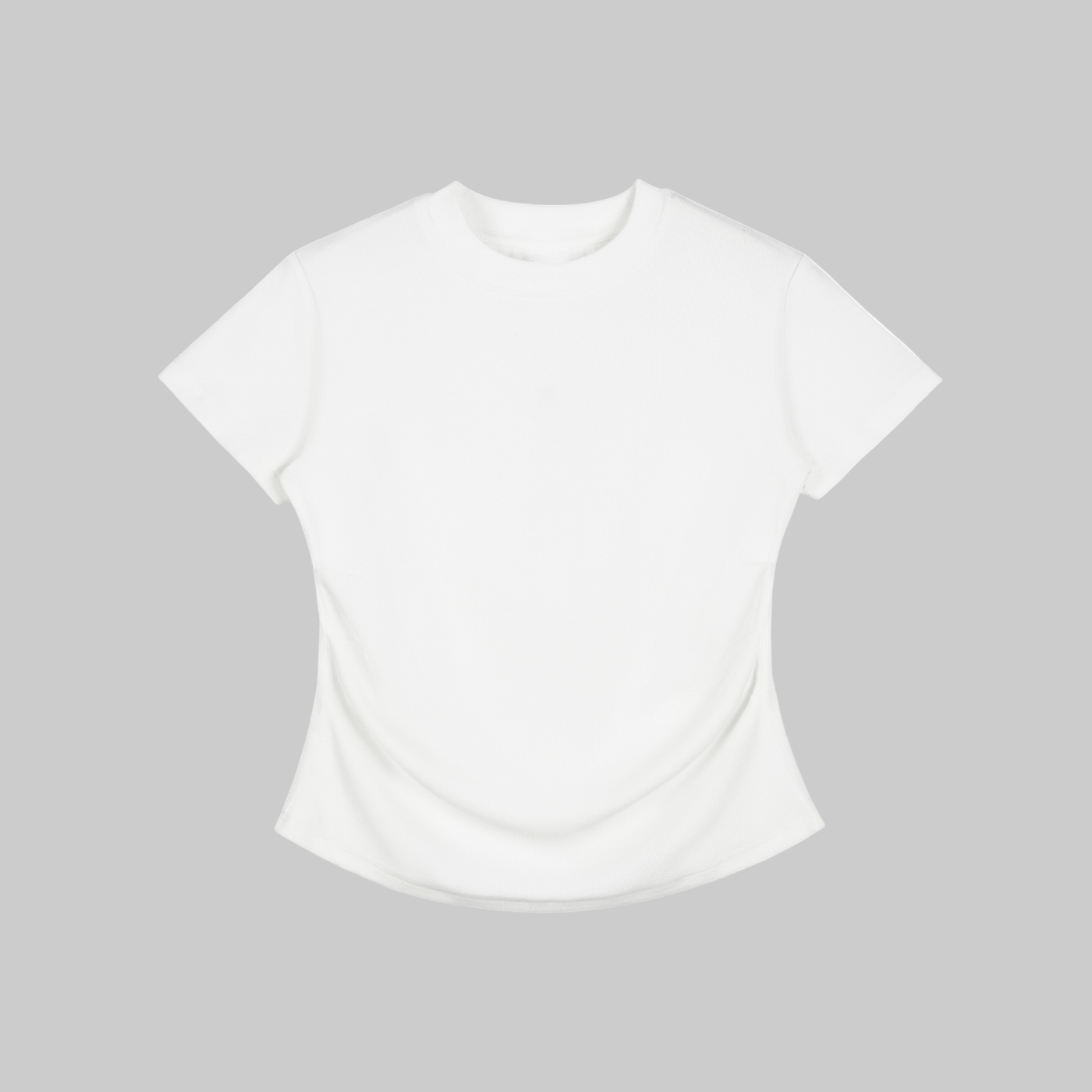 T-shirt moulant vintage en coton