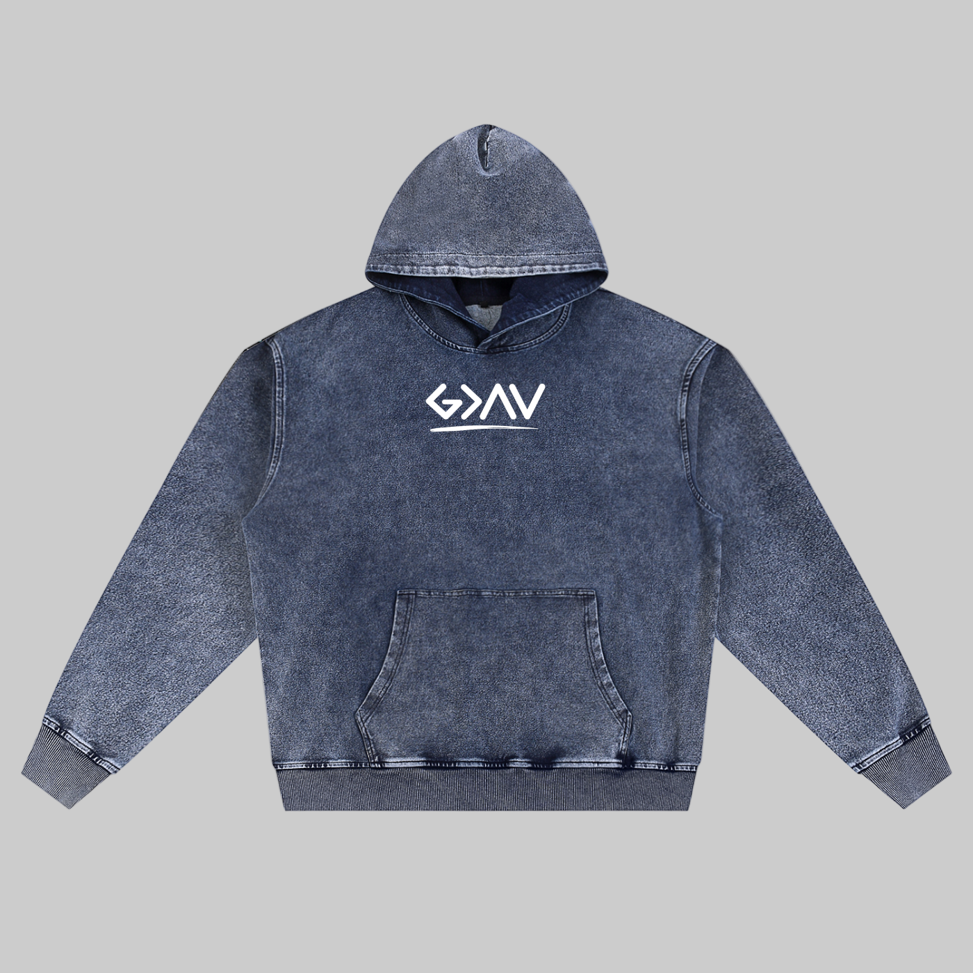 Snow Wash Oversized Hoodie