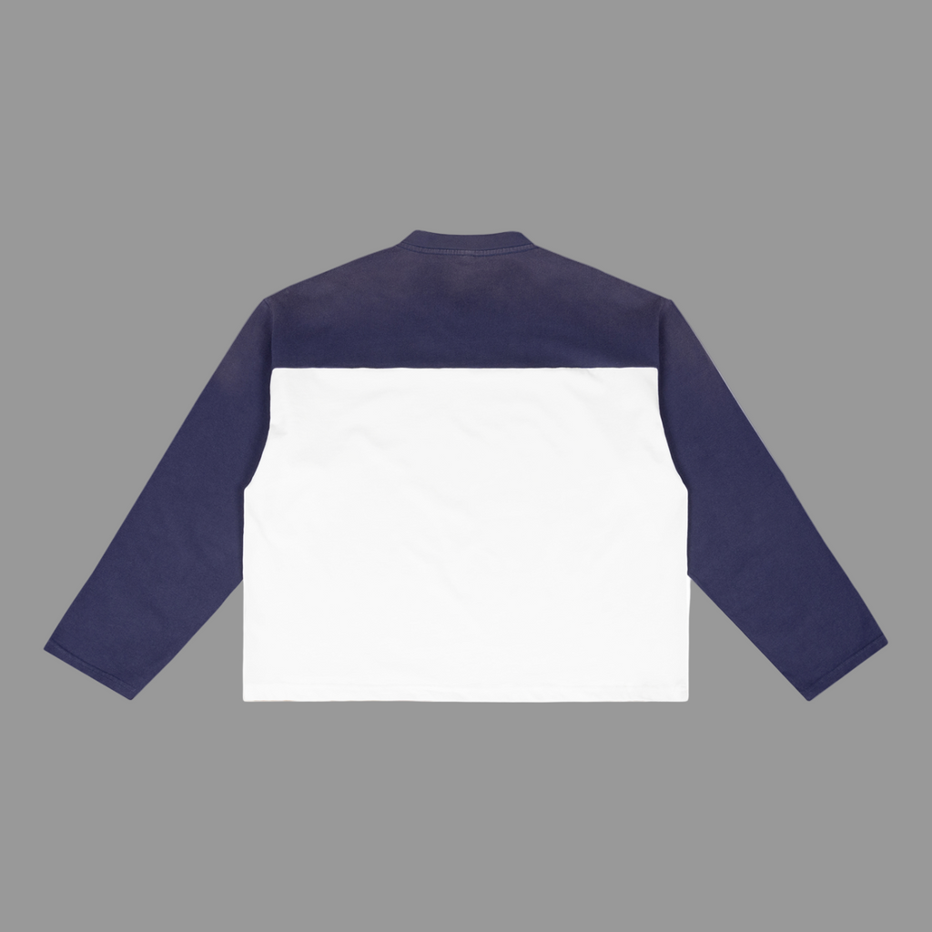 T-shirt à blocs dégradées par le soleil