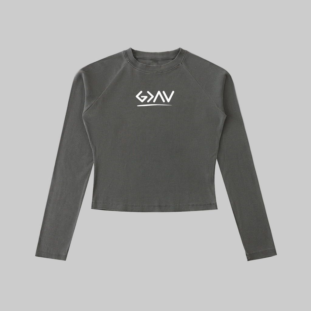 T-shirt slim à manches longues