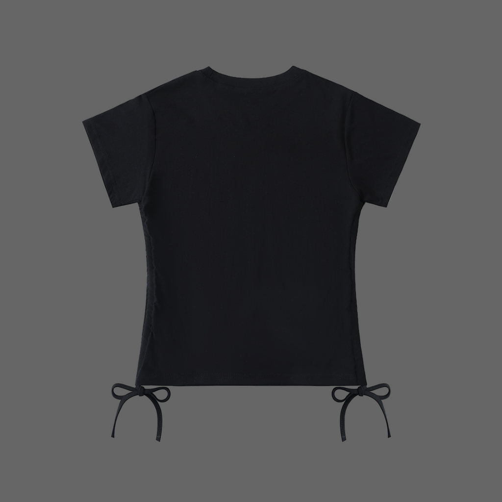 T-shirt essentiel à cordon de serrage