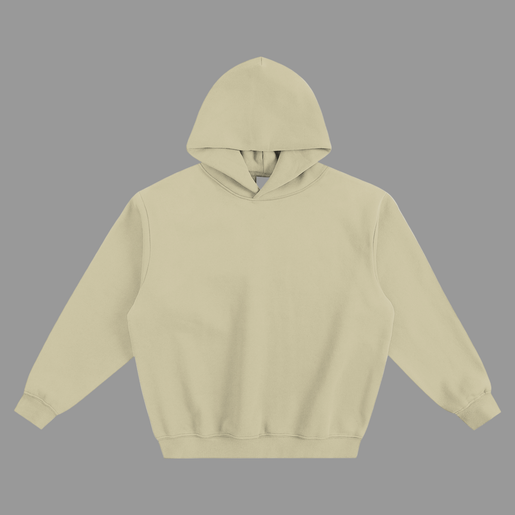 Hoodie carré en polaire