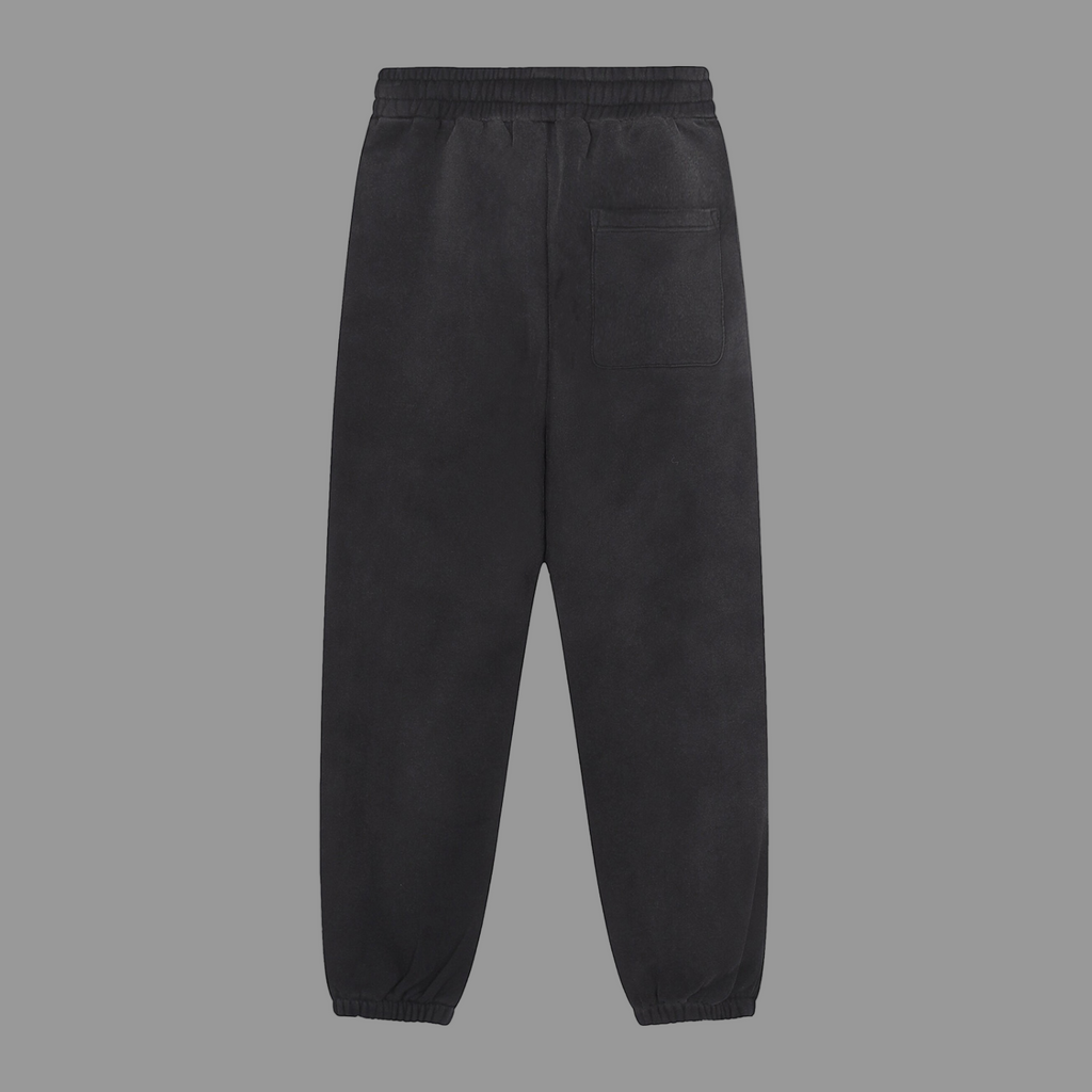 Pantalon jogging en polaire à bandes contrastées