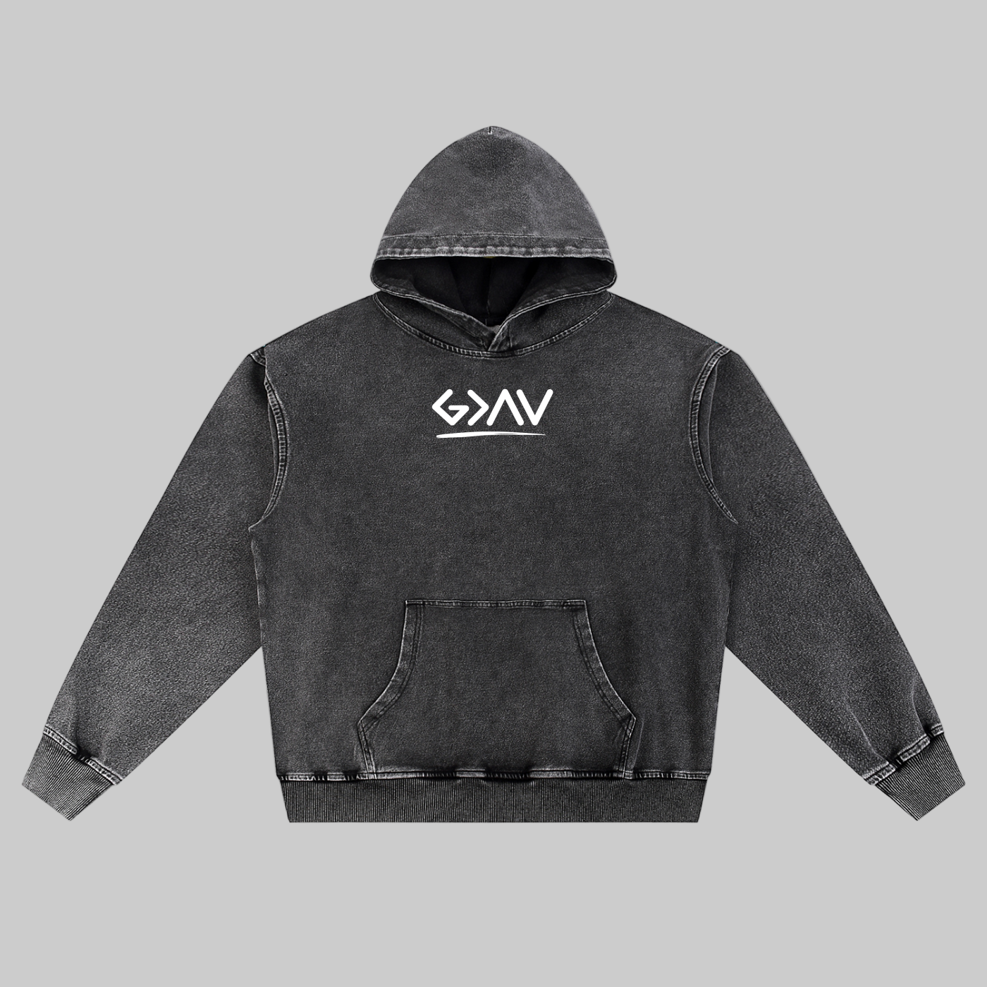Snow Wash Oversized Hoodie