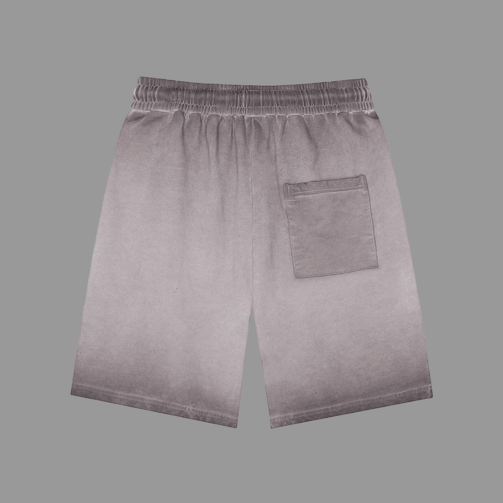 Short de survêtement teint à l'envers