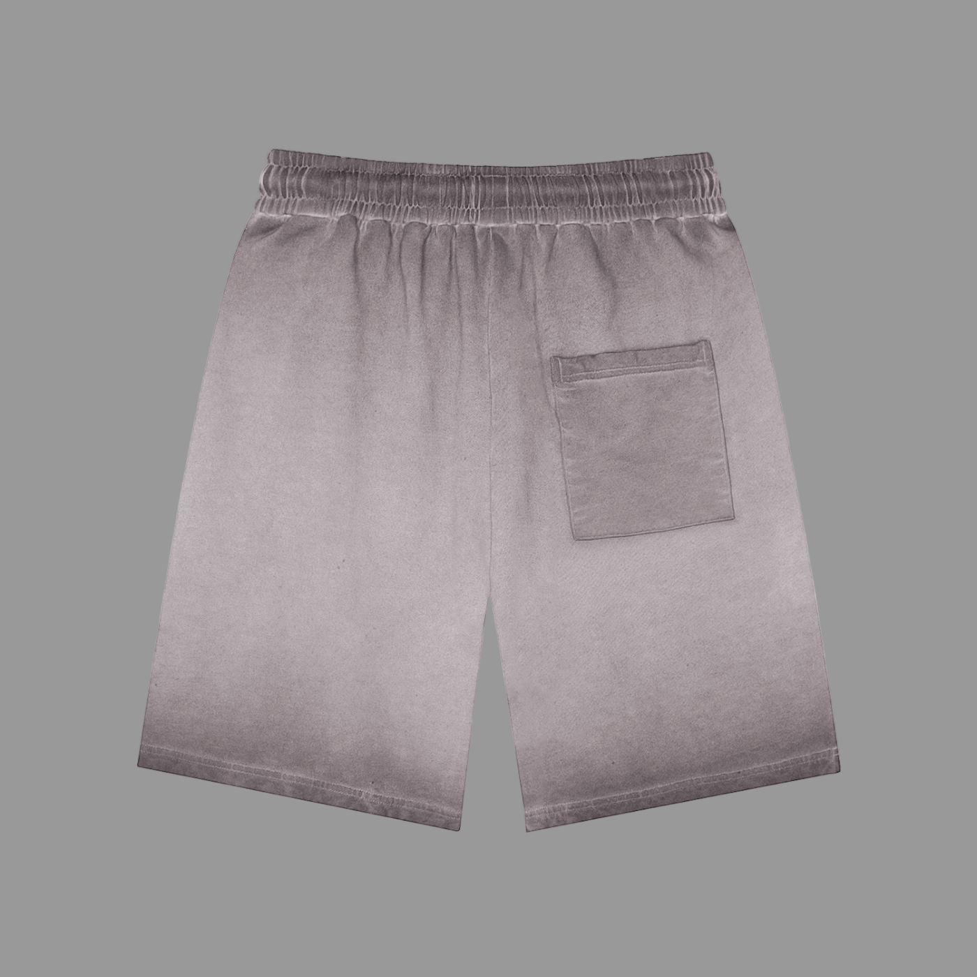 Short de survêtement teint à l'envers