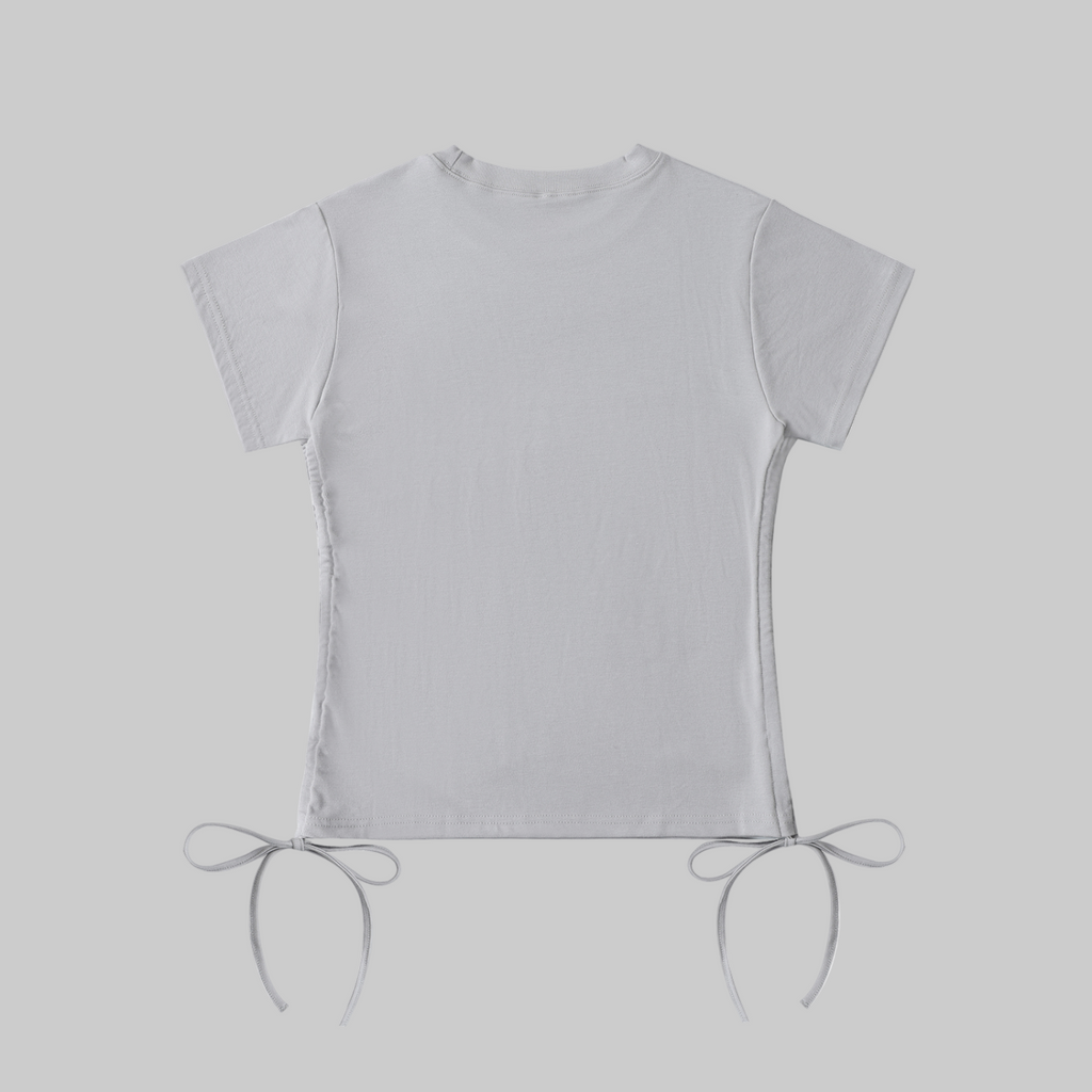 T-shirt essentiel à cordon de serrage