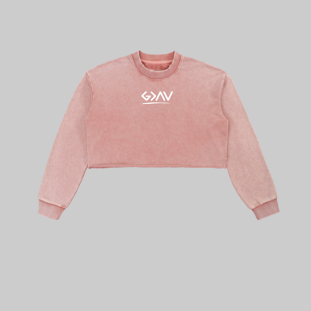 Sweat-shirt à bords francs délavés