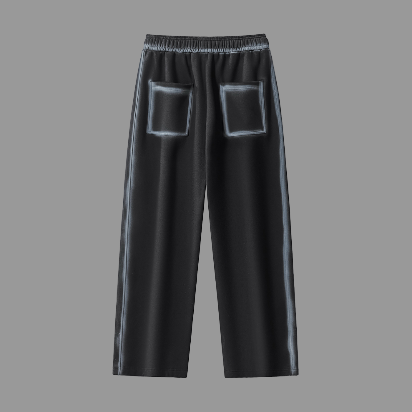 Pantalon de survêtement en polaire à bords délavés