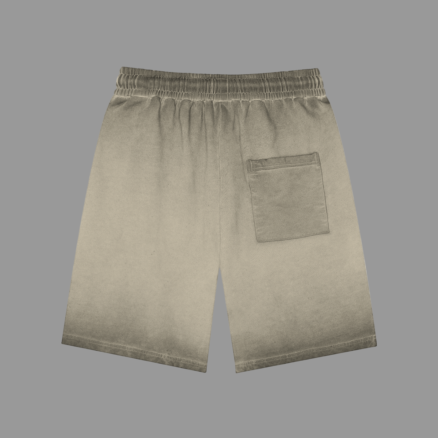 Short de survêtement teint à l'envers