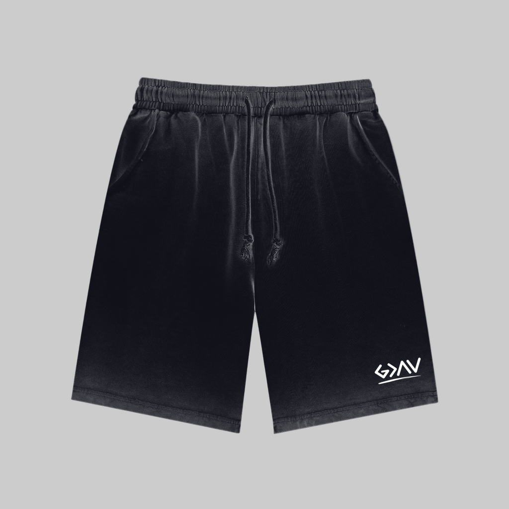 Short de survêtement teint à l'envers