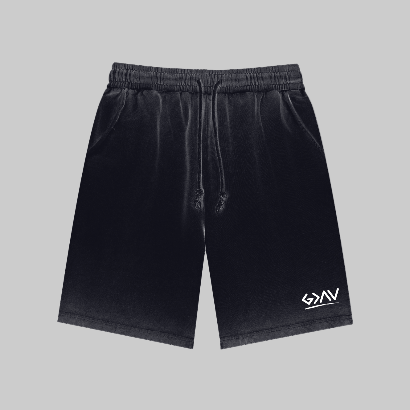 Short de survêtement teint à l'envers