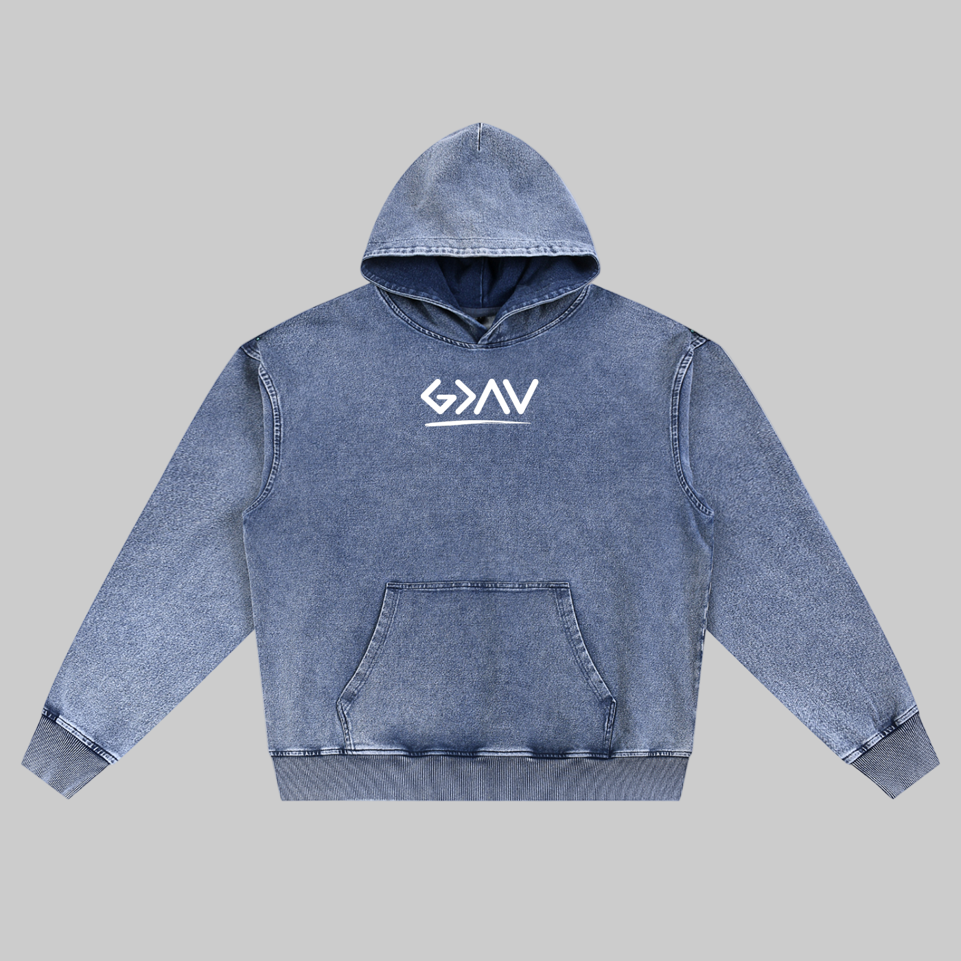Snow Wash Oversized Hoodie