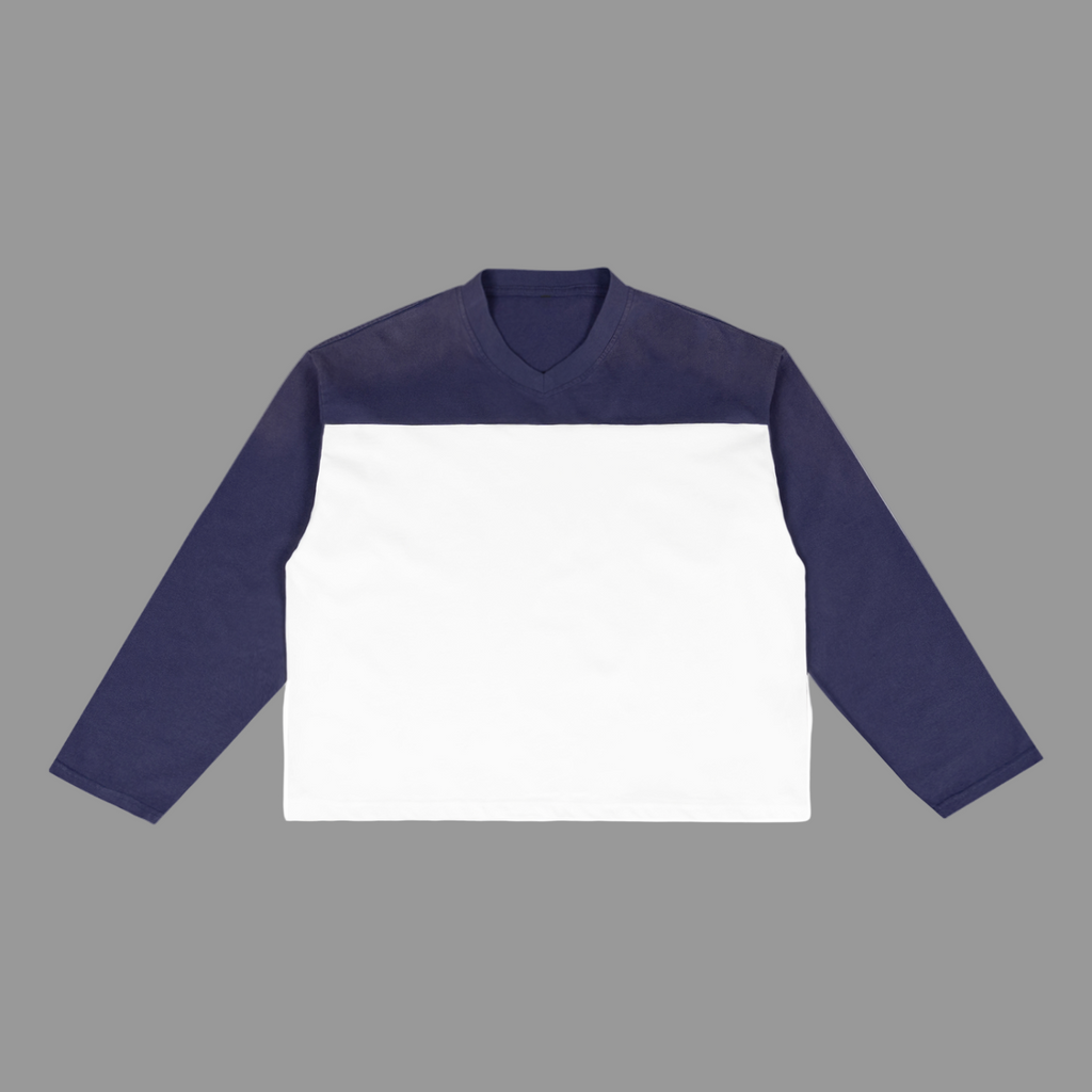 T-shirt à blocs dégradées par le soleil