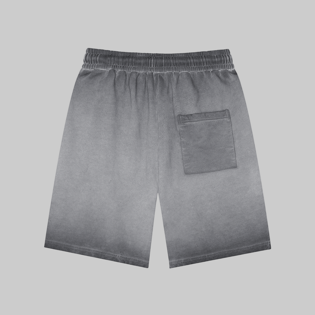 Short de survêtement teint à l'envers