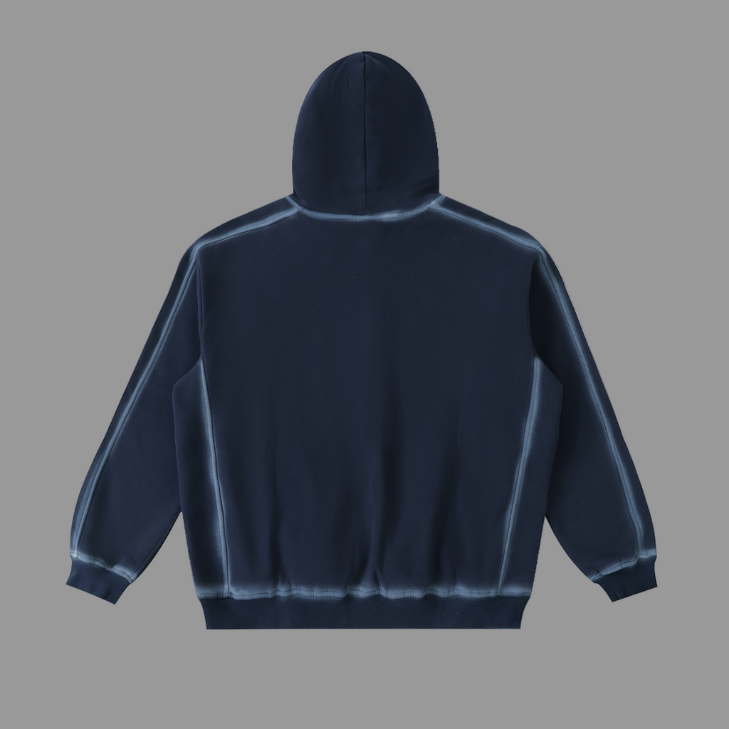 Sweat à capuche en polaire Sunfaded Edge