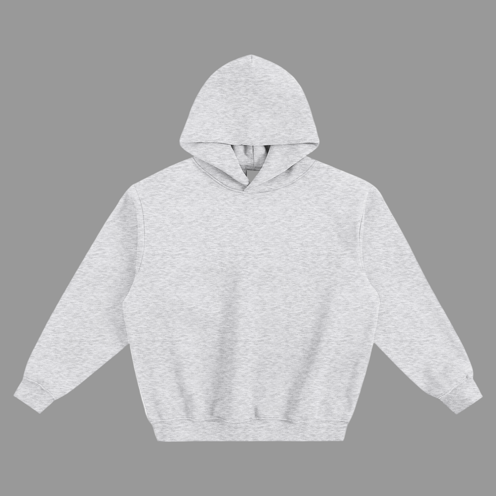 Hoodie carré en polaire