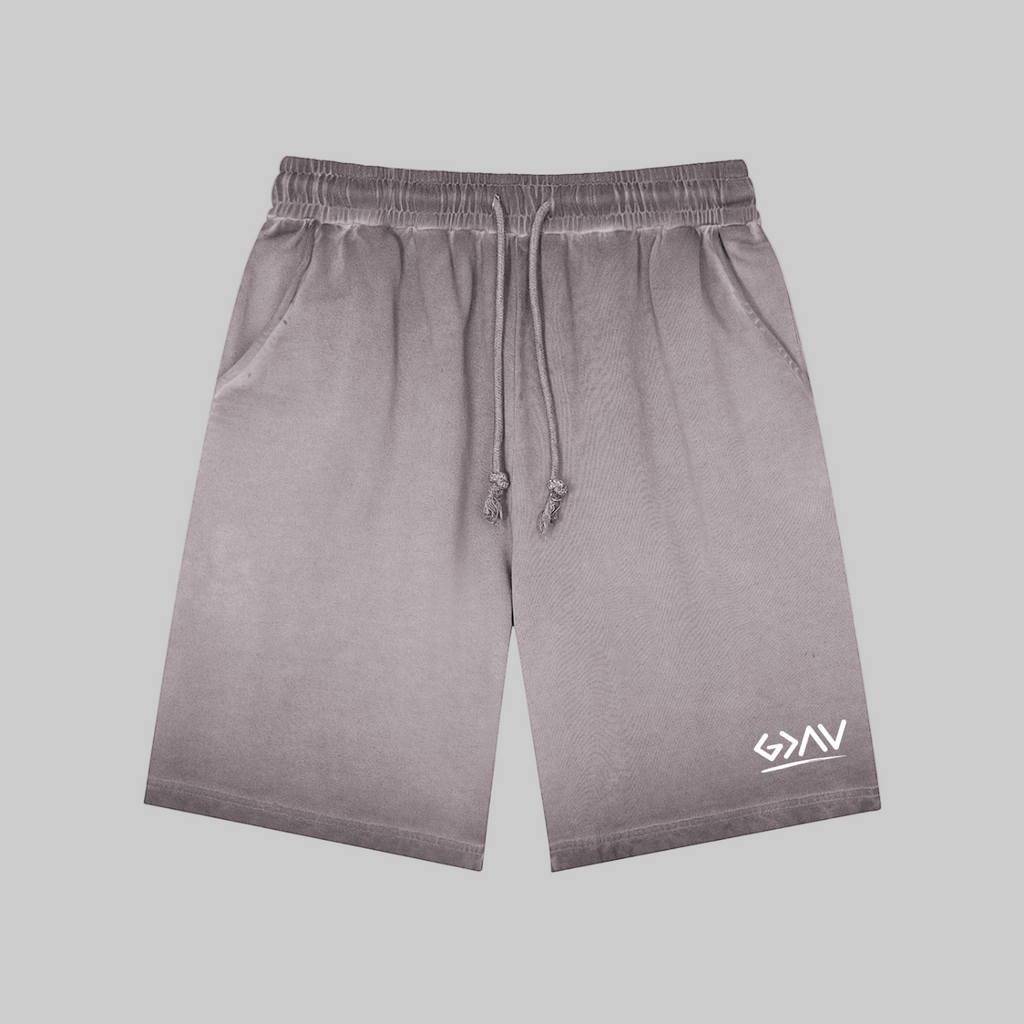 Short de survêtement teint à l'envers