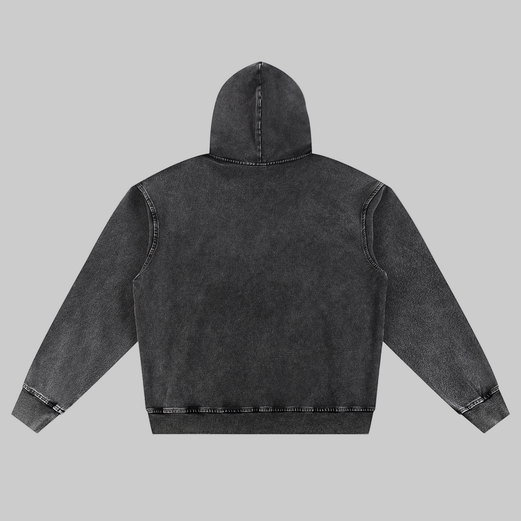 Snow Wash Oversized Hoodie