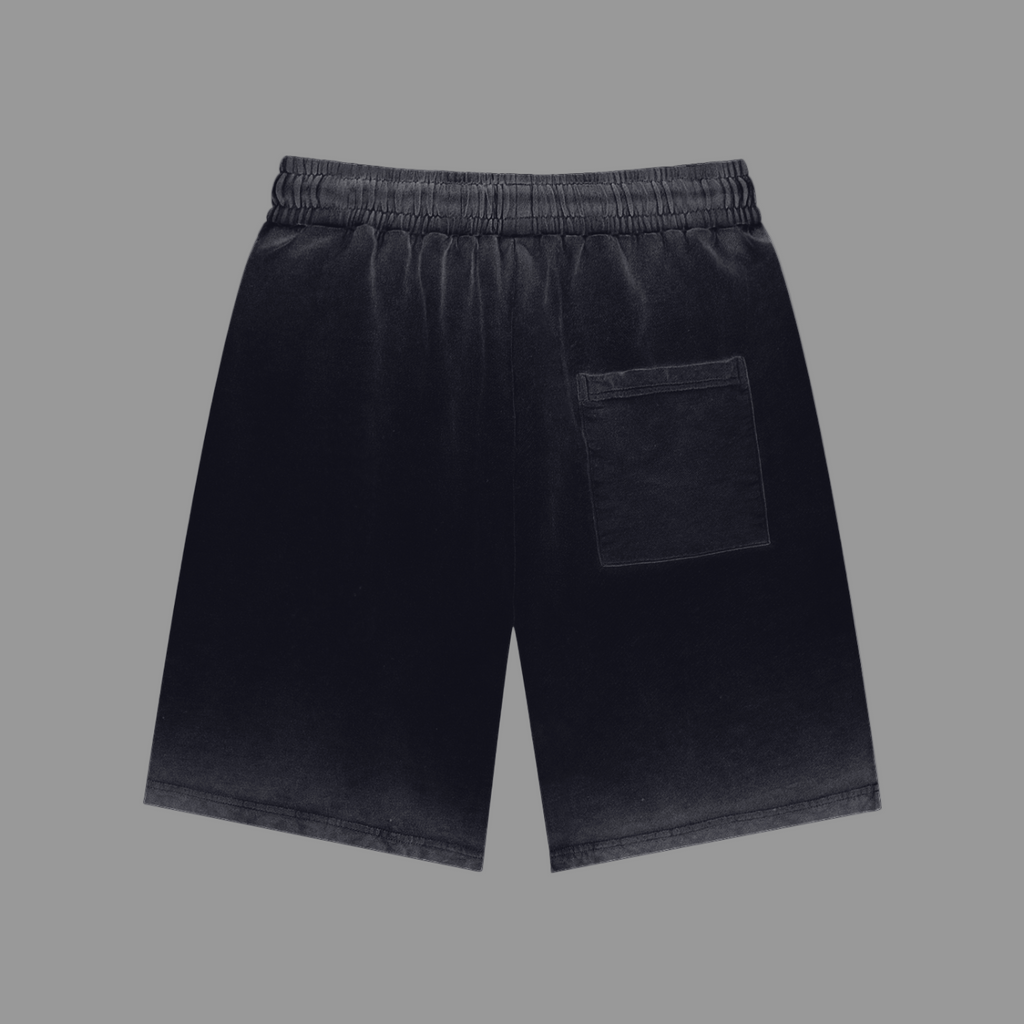 Short de survêtement teint à l'envers