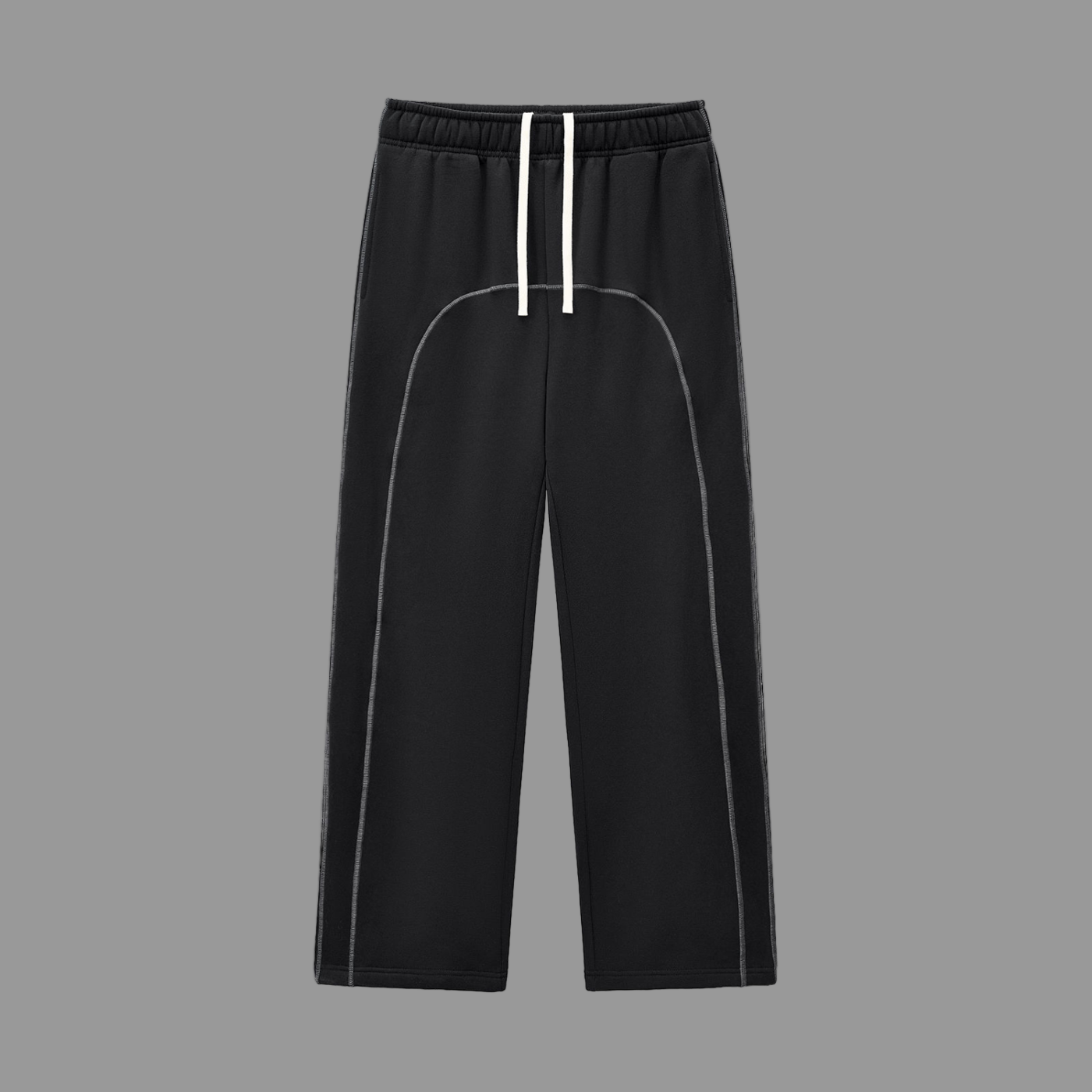 Pantalon de survêtement en polaire à surpiqûres