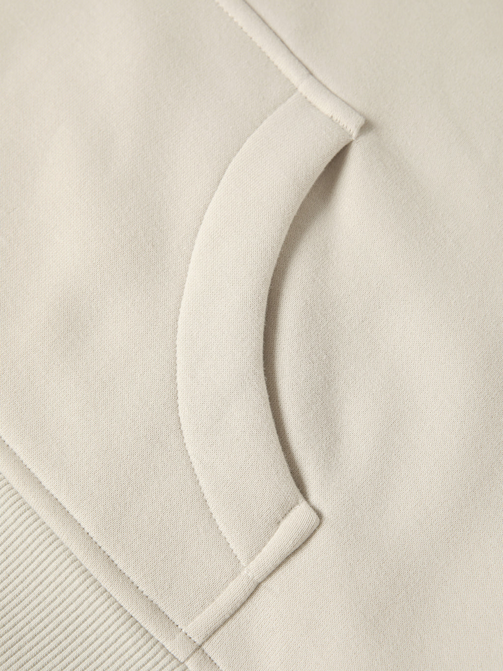 Sweat-shirt court à demi-zip