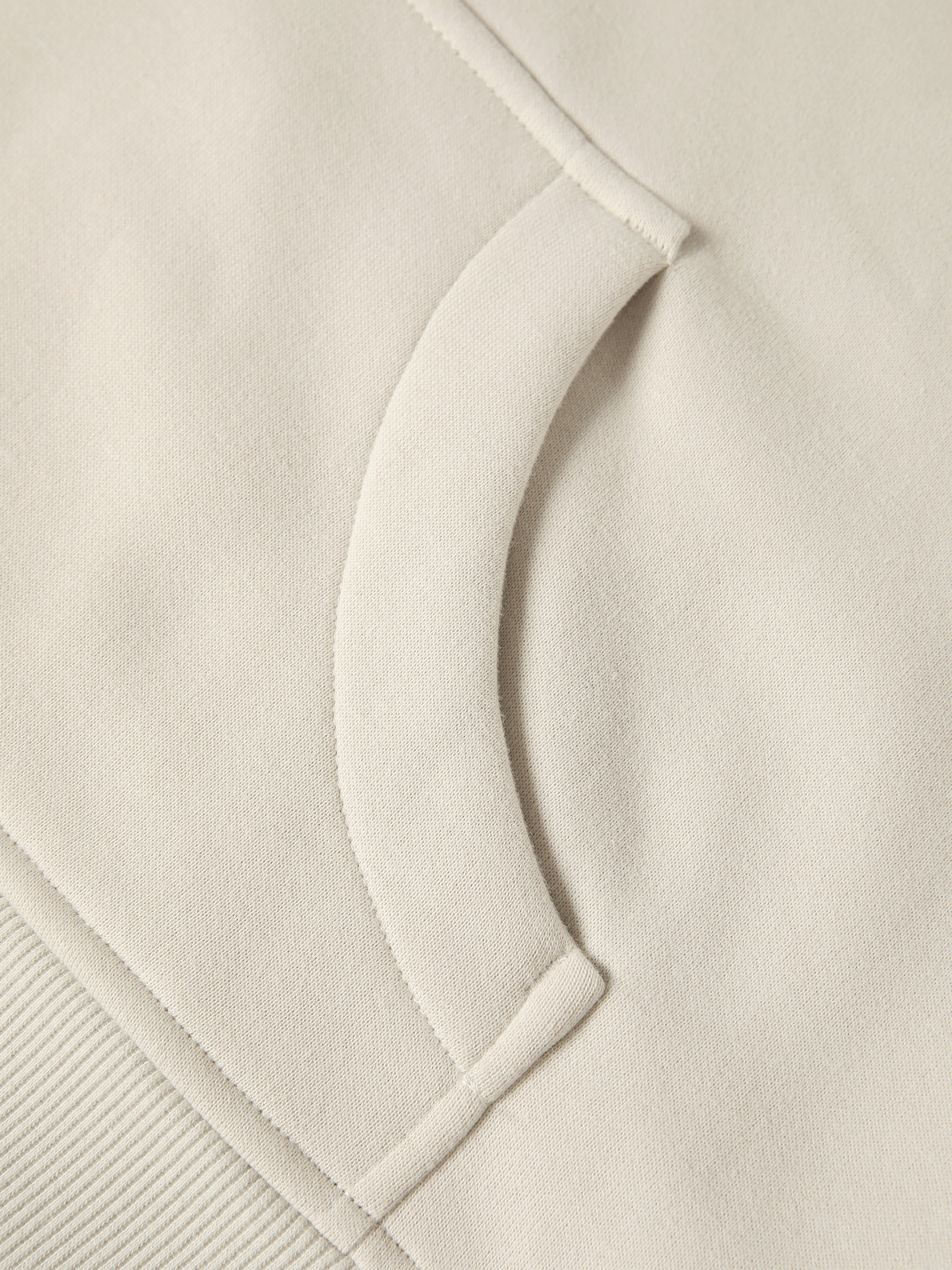 Sweat-shirt court à demi-zip