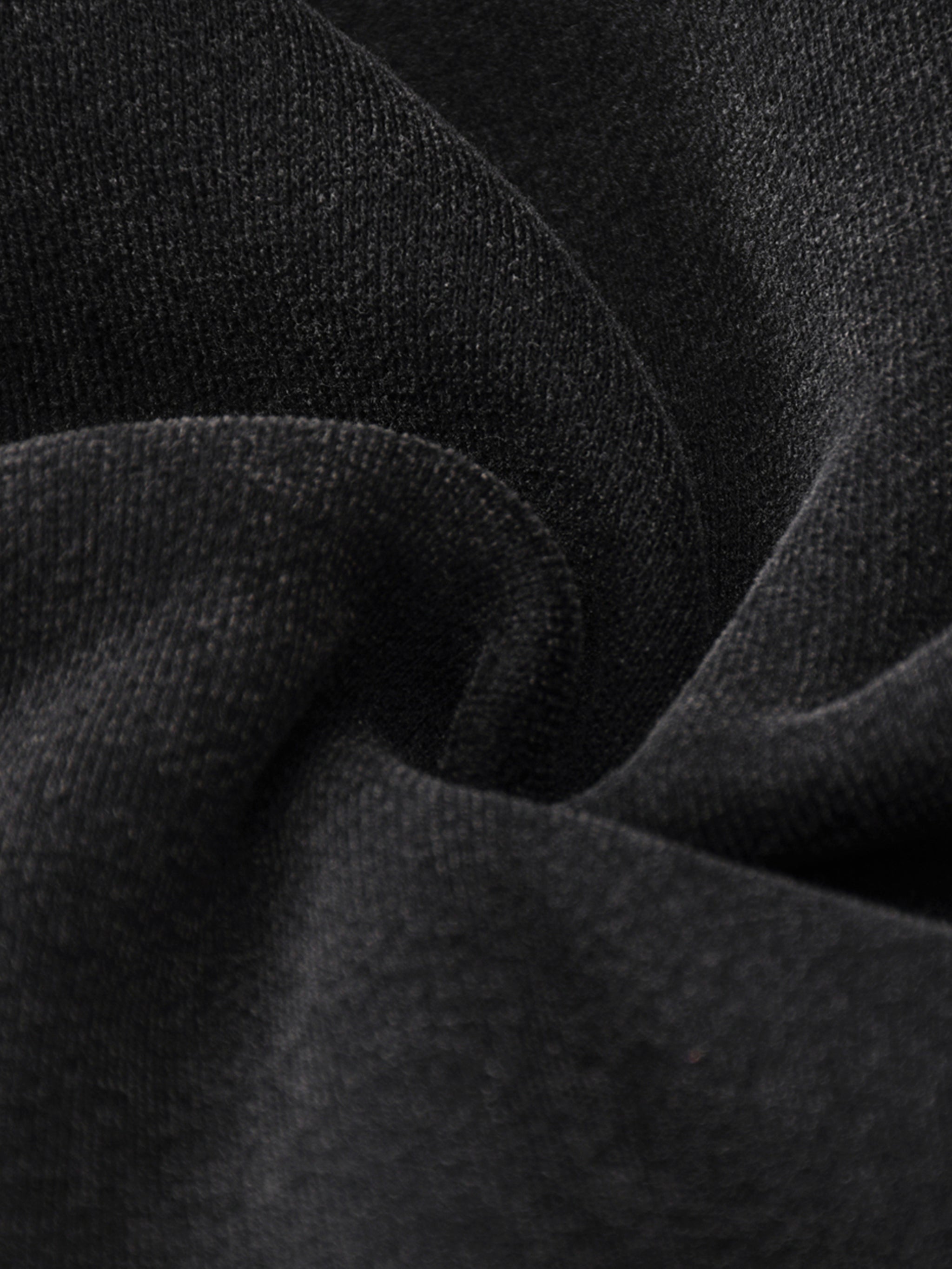 Hoodie court délavé à la neige