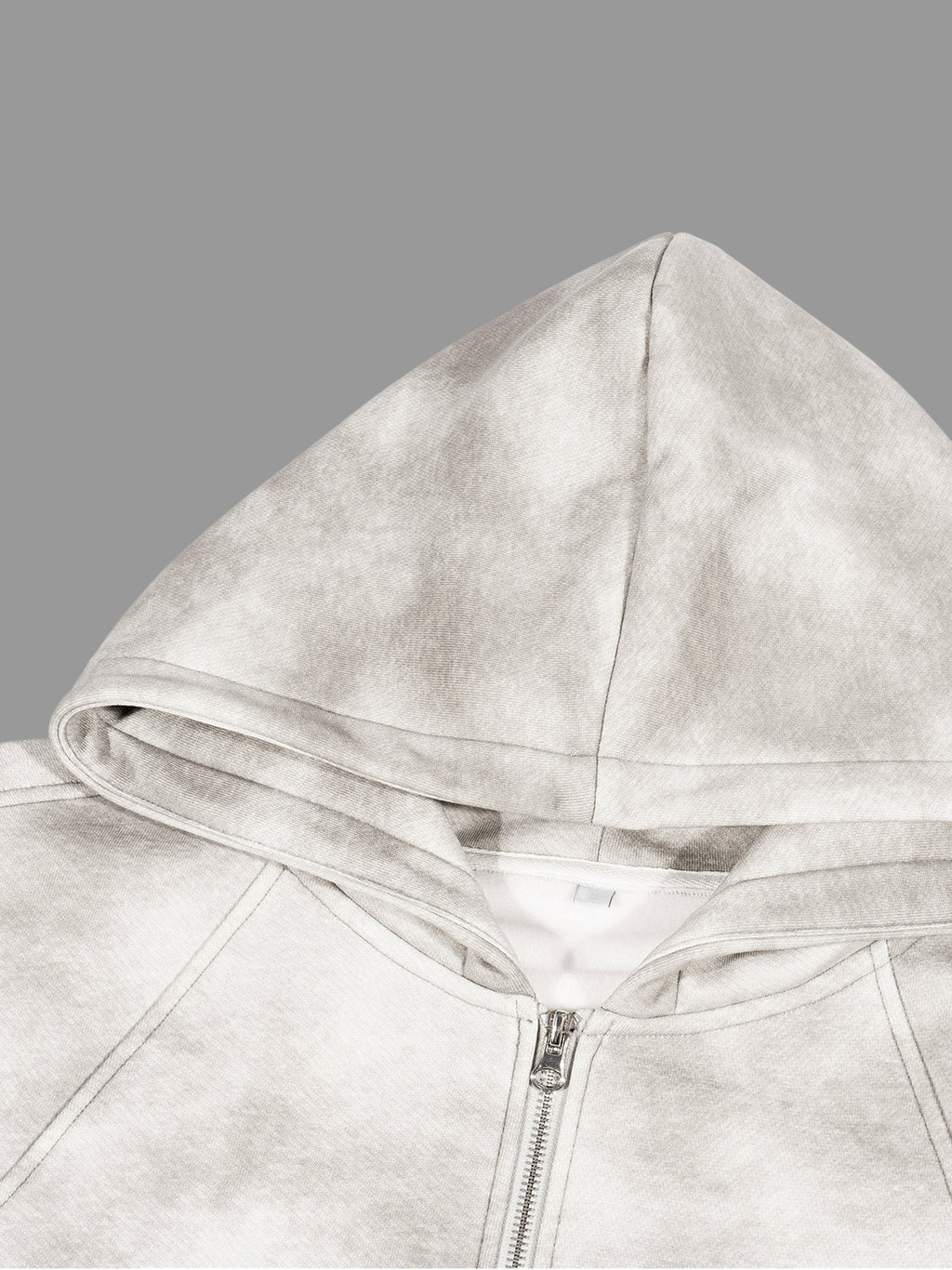 Hoodie en polaire délavée et sale