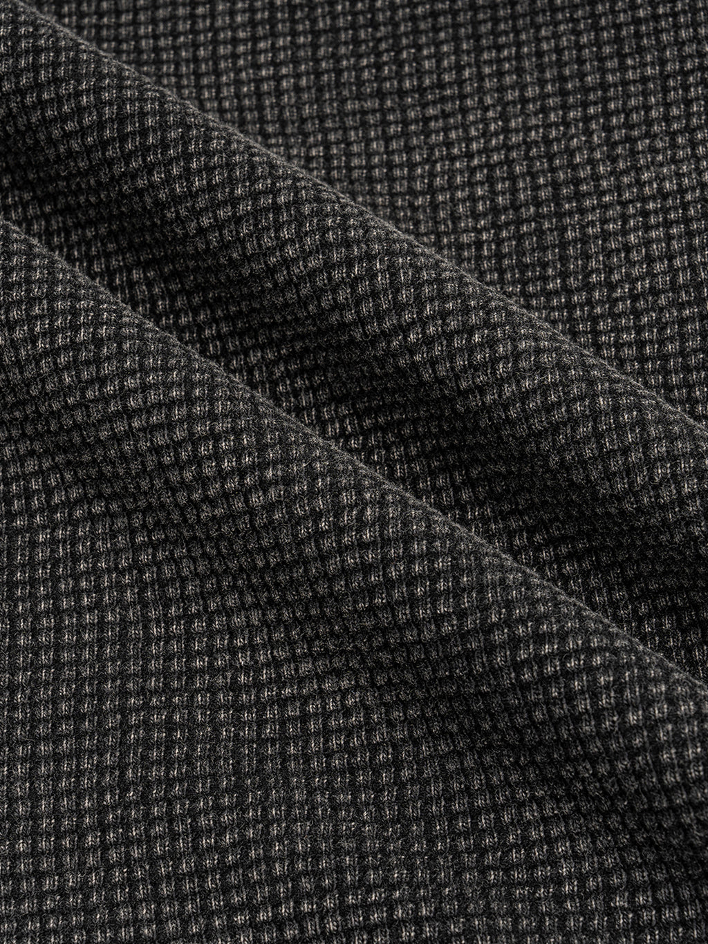 T-shirt texturé gaufré délavé à la coupe carrée