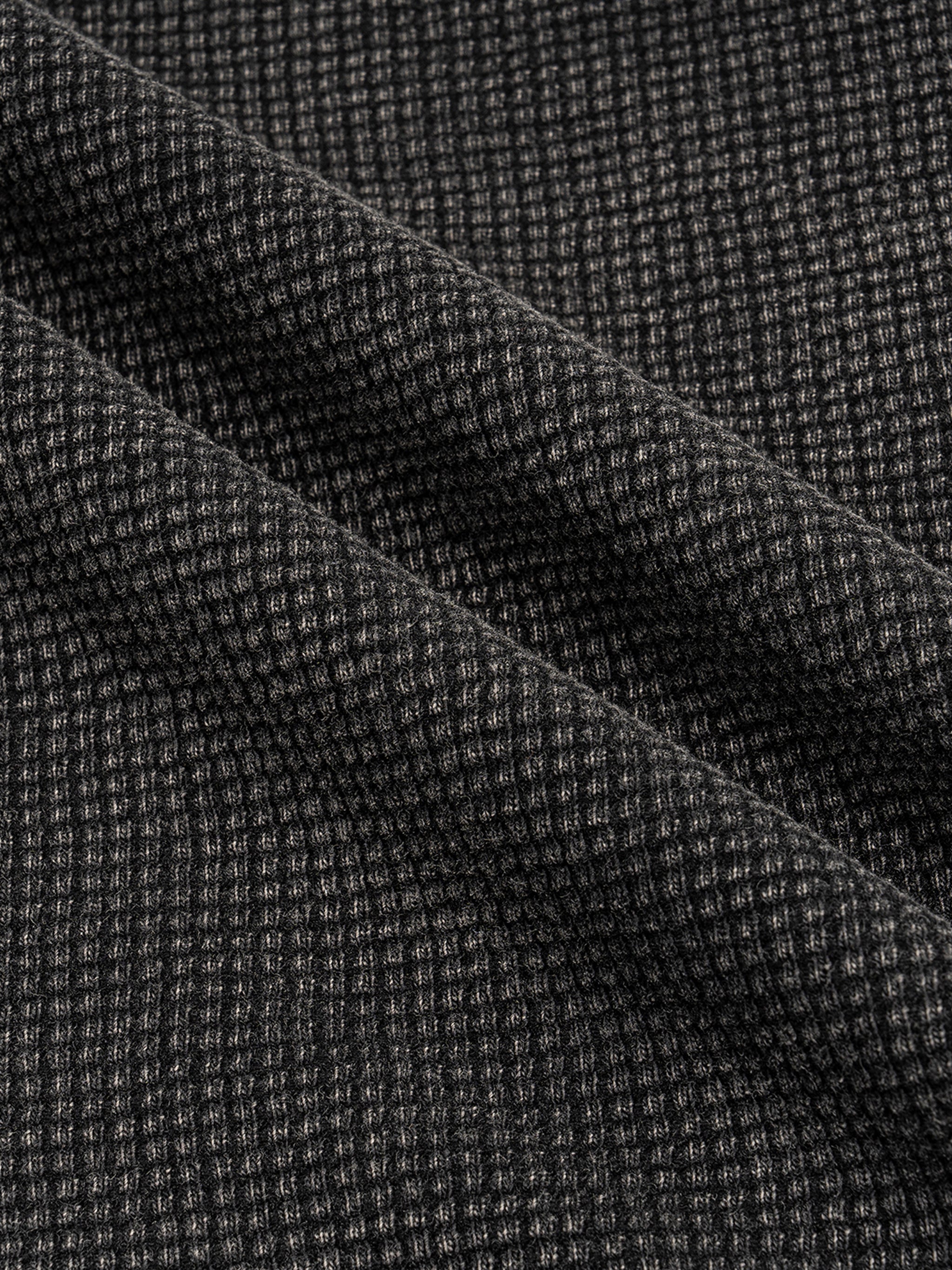 T-shirt texturé gaufré délavé à la coupe carrée