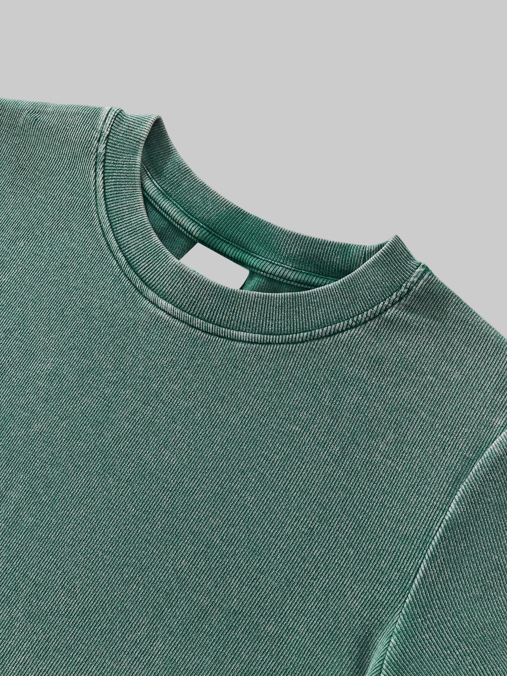 T-shirt moulant vintage en coton