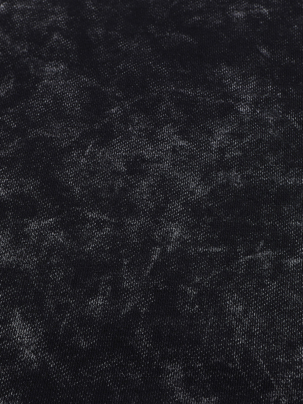 Sweat-shirt délavé à la neige et effiloché à la main