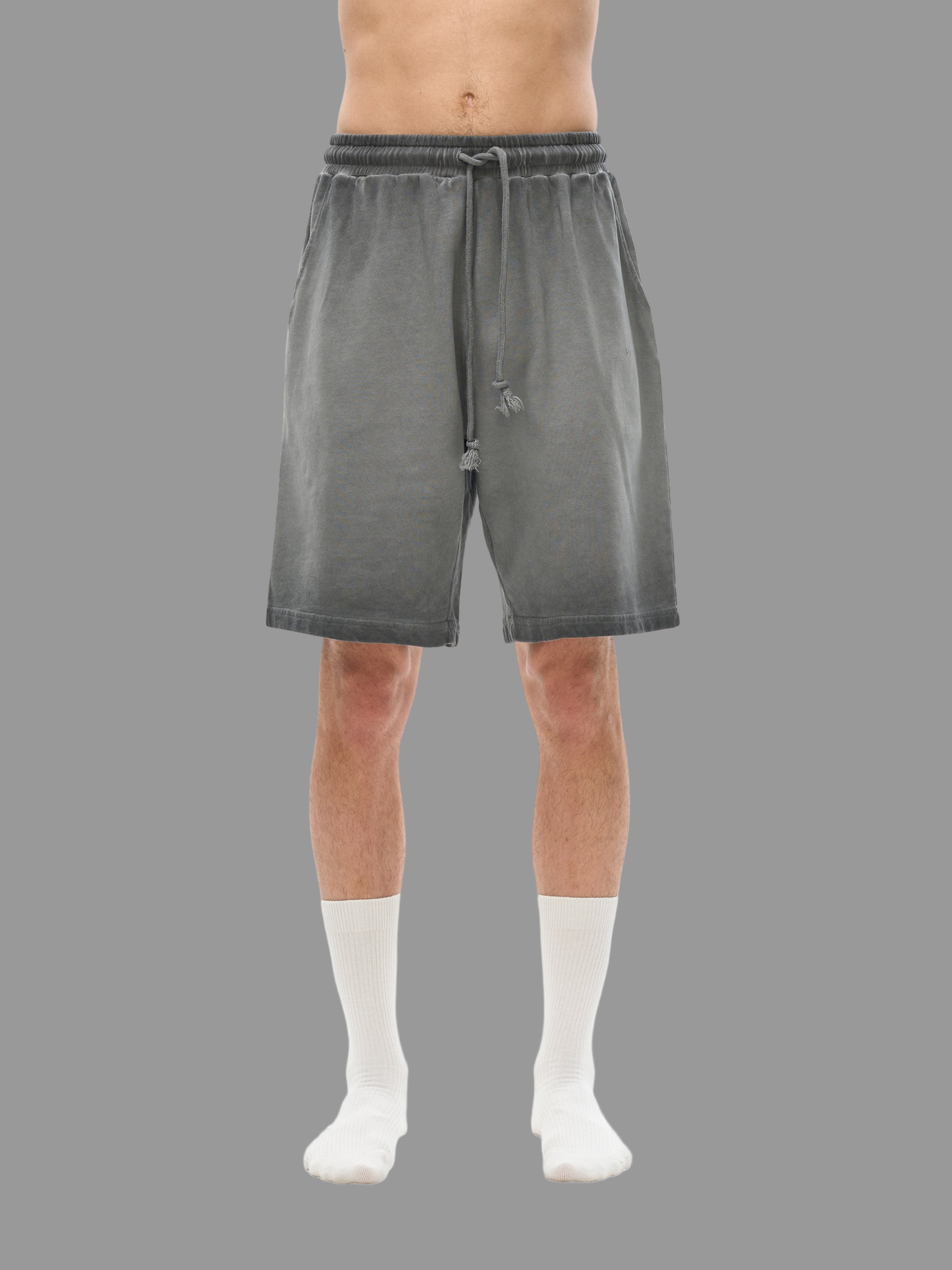 Short de survêtement teint à l'envers