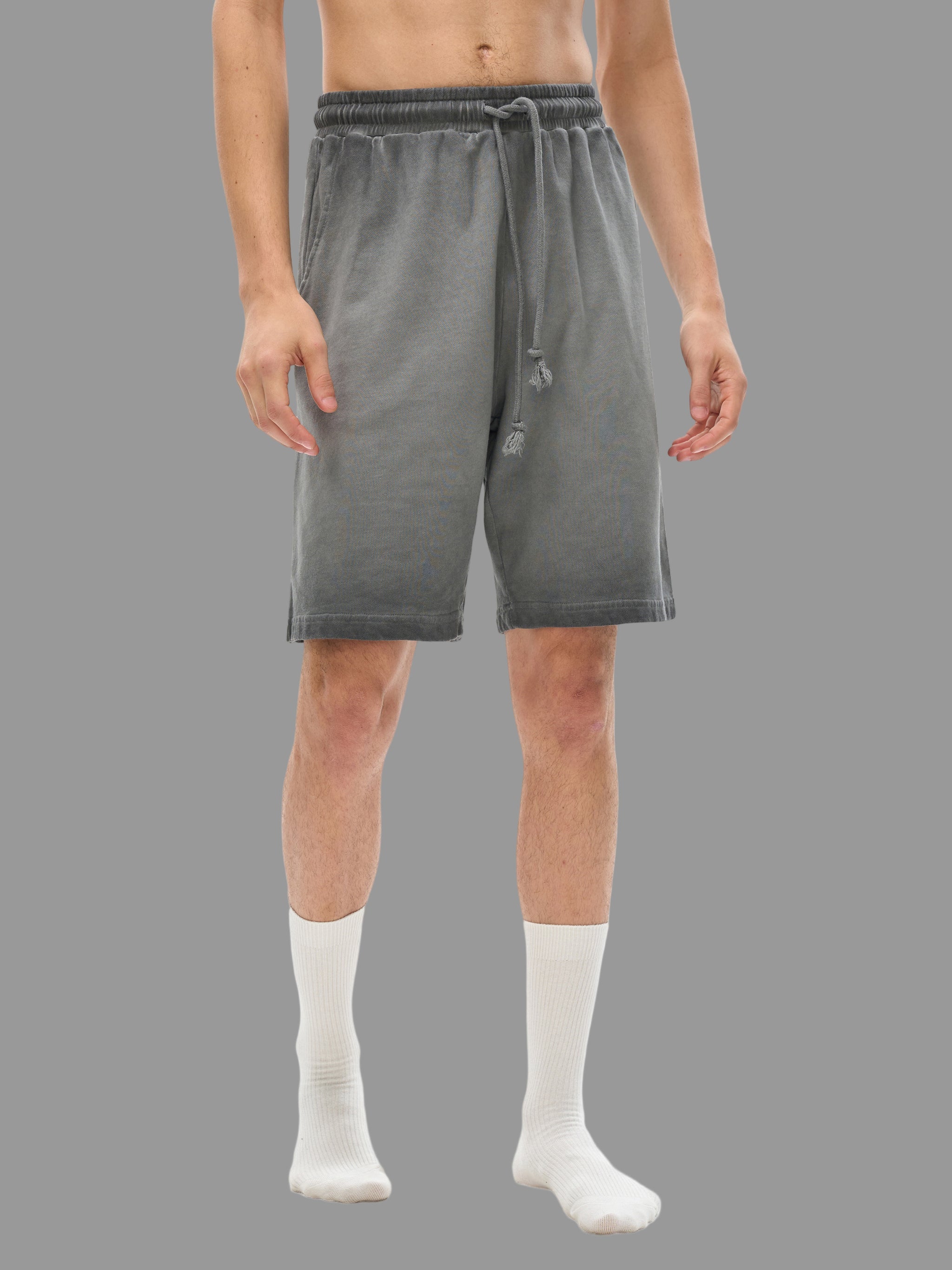 Short de survêtement teint à l'envers