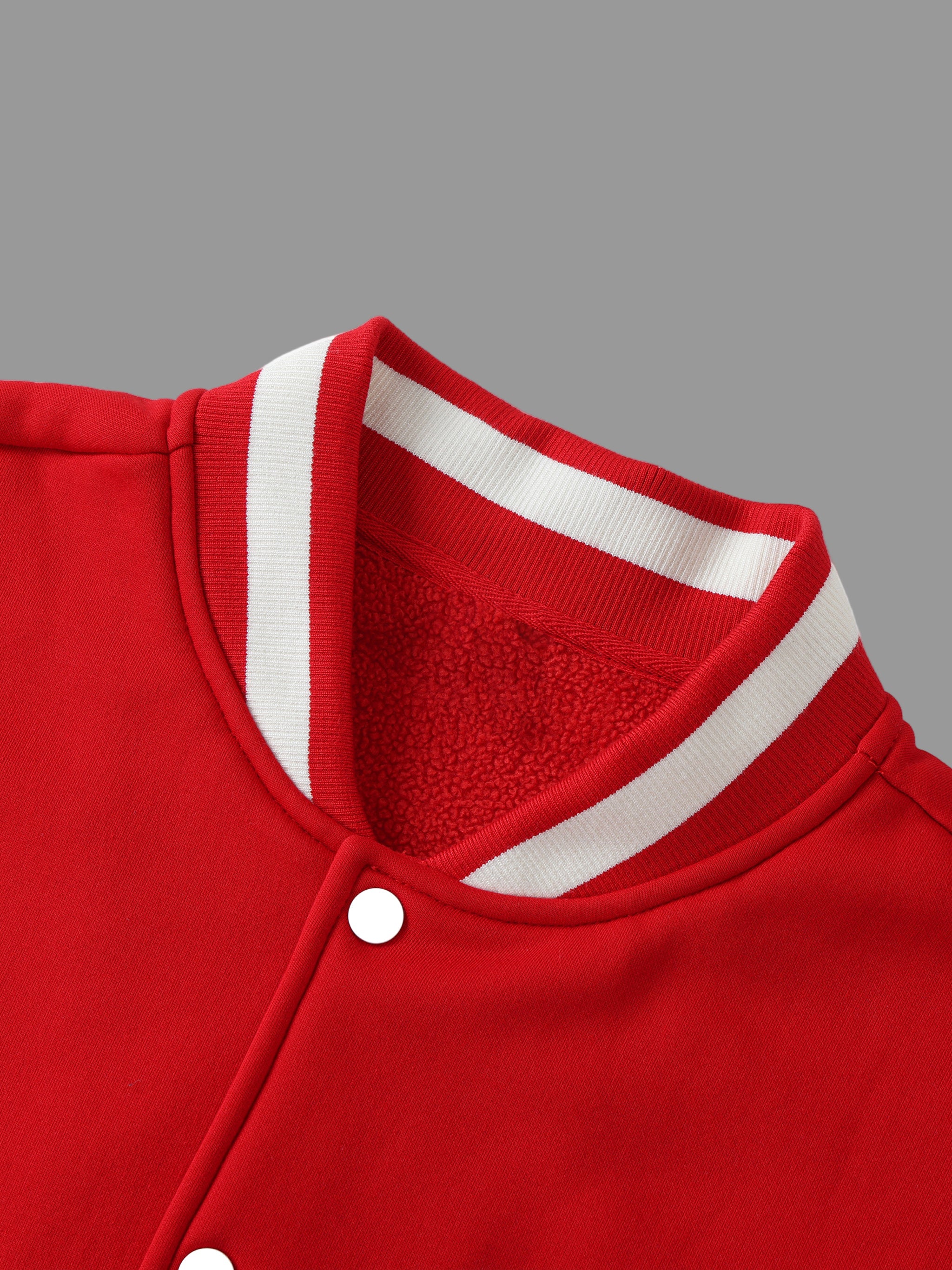 Veste universitaire en polaire bicolore