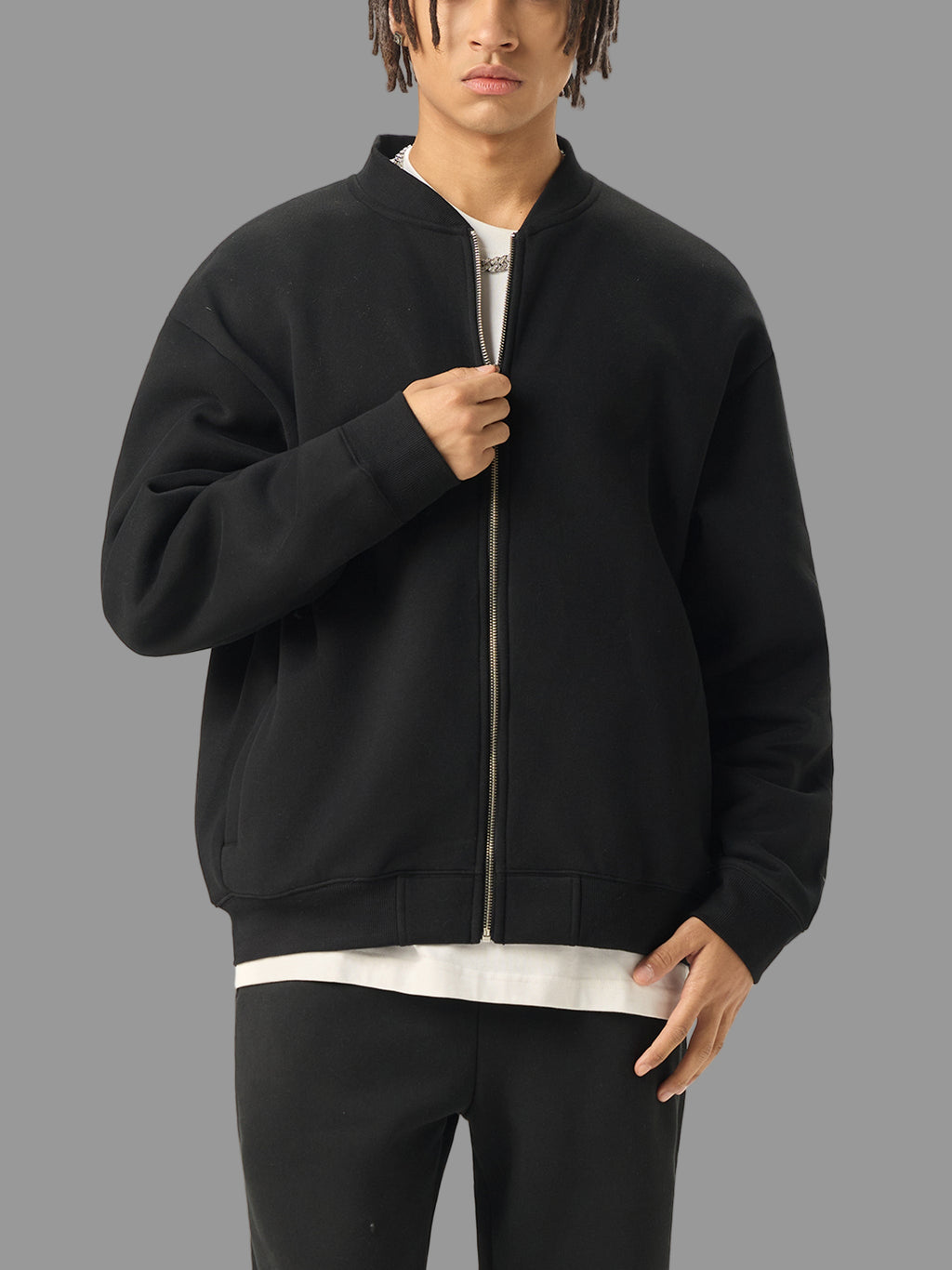 Veste universitaire polaire zippée essentielle